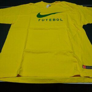 Nike Futebol Logo Tee | Brasil Warm-Up | Brand-New | Rare